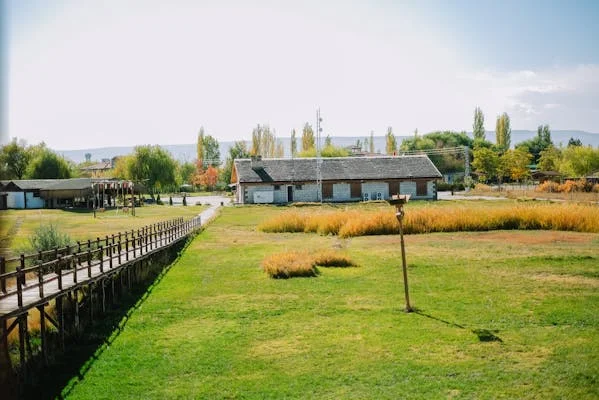 scale land footbridge